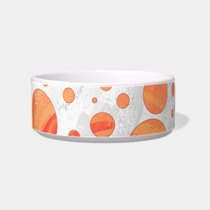 Comedero Patrón de punto de polka del Naranja del lago de f
