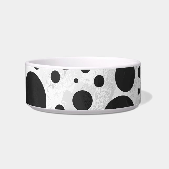 Comedero Patrón de puntos de polka negro de Kohl (Derecha)