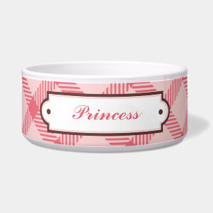 Comedero Patrón de rosado revestido