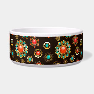 Comedero Patrón de Seamless Brooches Étnicos