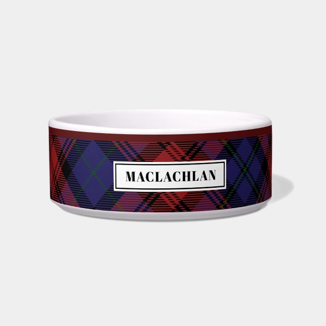 Comedero Patrón de trenzado MacLachlan del clan de tartán p (Frente)