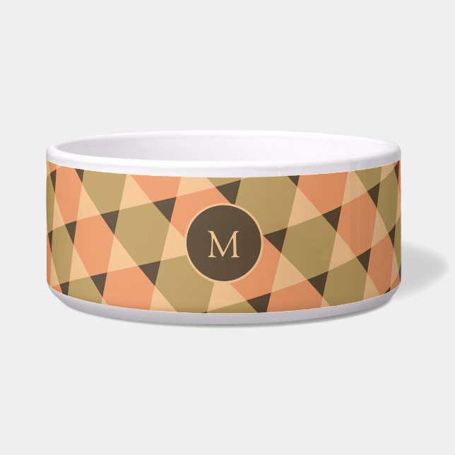 Comedero Patrón de triángulos (Frente)