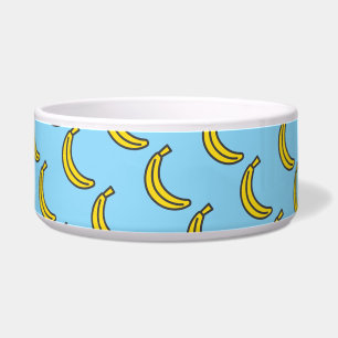 Comedero Patrón de verano de plátano adorable para amantes