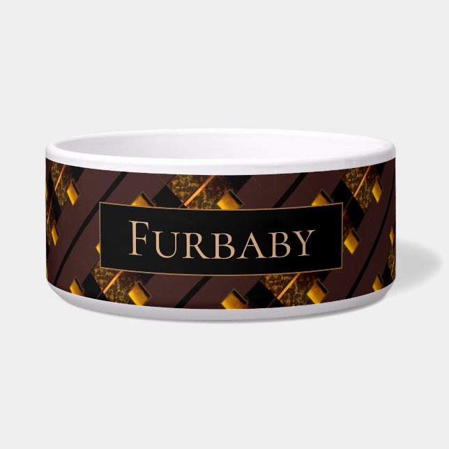 Comedero Patrón dorado (Frente)