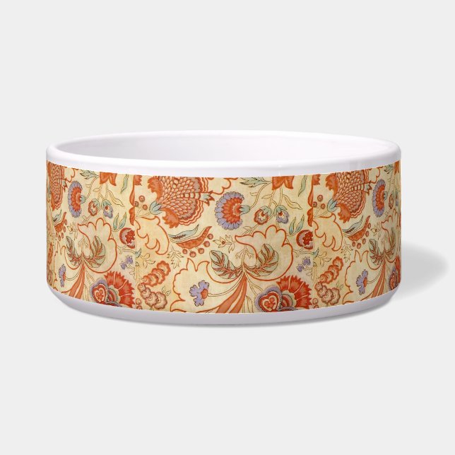 Comedero Patrón floral antiguo de Chintz Paisley (Frente)