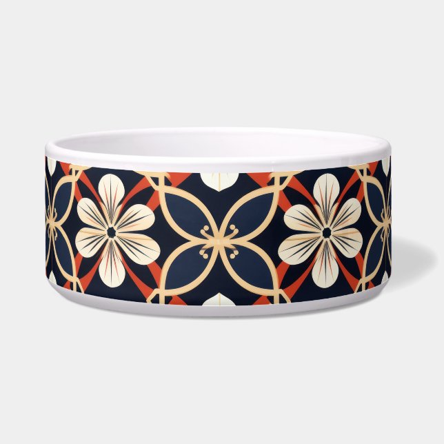 Comedero Patrón floral japonés (Frente)