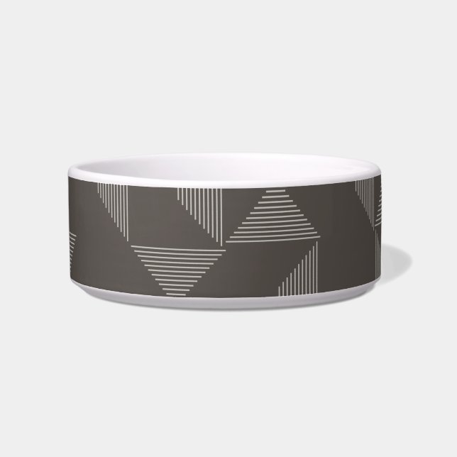 Comedero Patrón gráfico geométrico simple, moderno y de mod (Derecha)