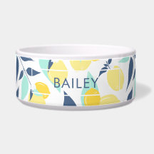 Patrón Lemones Amarillo y Mint