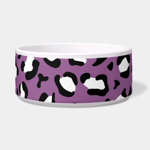 Comedero Patrón leopardo, puntos leopardo, leopardo púrpura