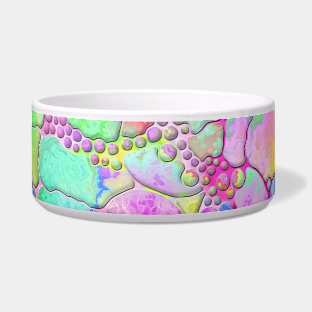 Comedero Patrón Pintado A Mano Y Digitalmente Art. 41 (Frente)