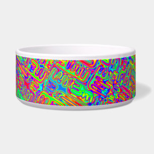 Comedero Patrón Pintado A Mano Y Digitalmente Art. 42