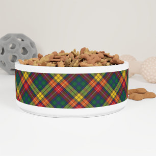 Comedero Patrón Tartan Clan Buchanan Personalizado