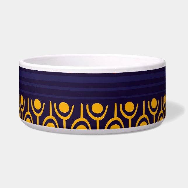 Comedero Patrón tribal, versátil para diversos usos. (Frente)