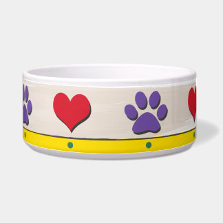 Comedero Paw y corazón