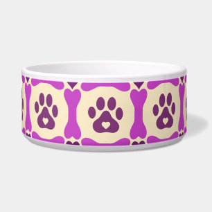 Comedero Pawprints Ceramic Pet Bowl