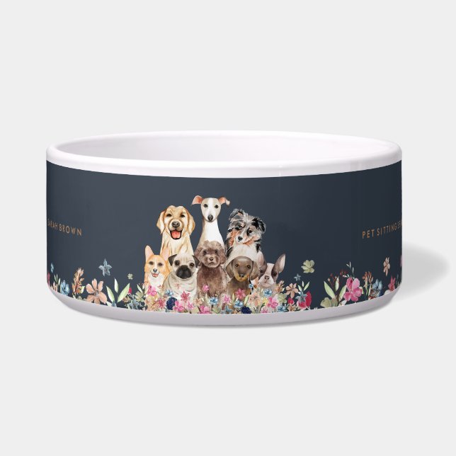 Comedero PelUquería de Perritos Lindos (Frente)