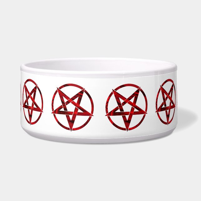 Comedero Pentagram del diablo Rojo (Frente)