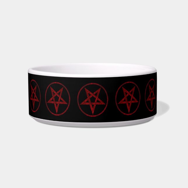 Comedero Pentagram del diablo Rojo (Frente)
