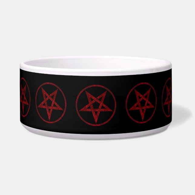 Comedero Pentagram del diablo Rojo (Frente)