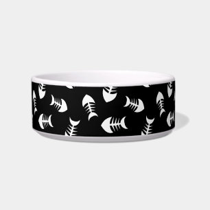 Comedero Pequeño Fish Bones Tuexdo Kitty