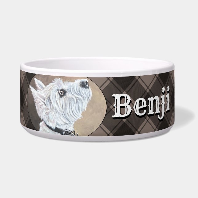 Comedero Perfil B de Westie (Frente)