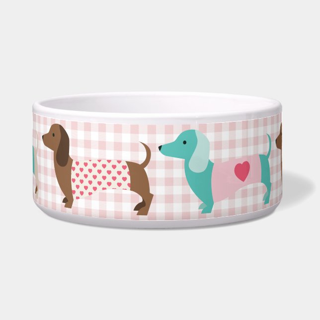 Comedero Perrito adorable Dachshund (Frente)