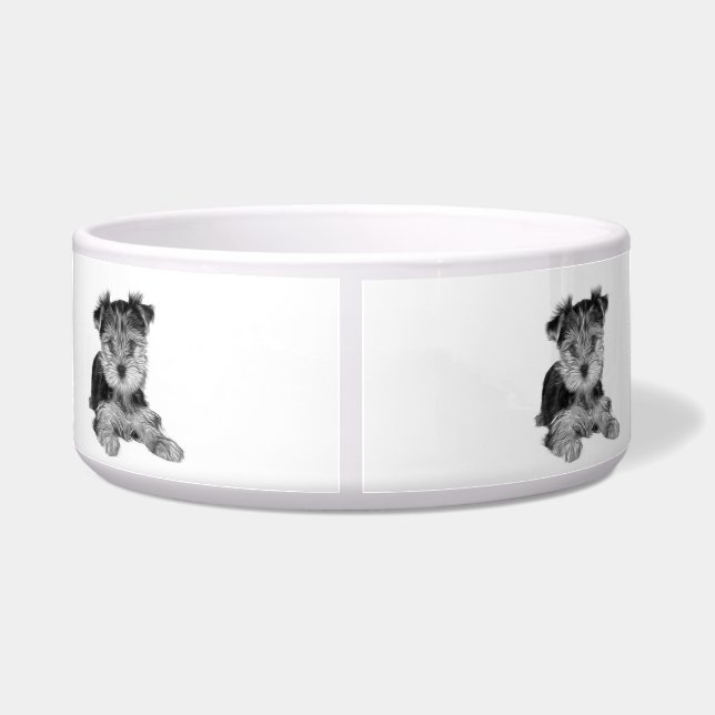 Comedero Perrito del Yorkshire Terrier (Espalda)