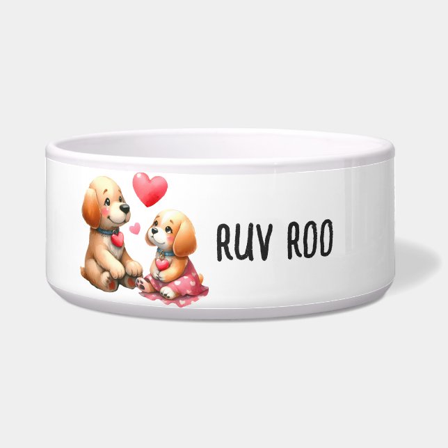 Comedero Perro - Bolos de mascotas grandes (Frente)