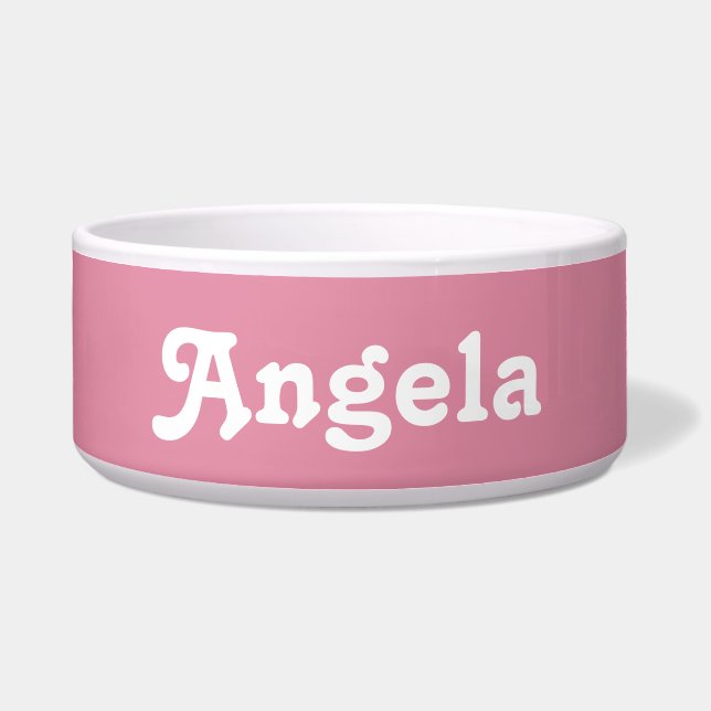 Comedero Perro Bowl Angela (Frente)