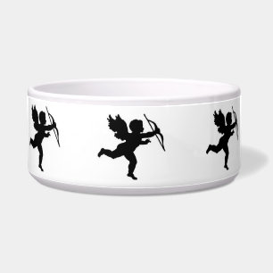 Comedero Perro Bowl Cupid Plain Black