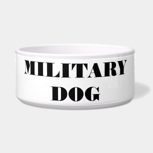 Comedero Perro Bowl Perro Militar