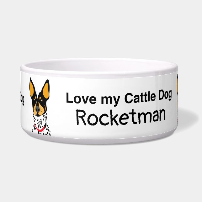 Comedero Perro Boyero Heeler (Frente)