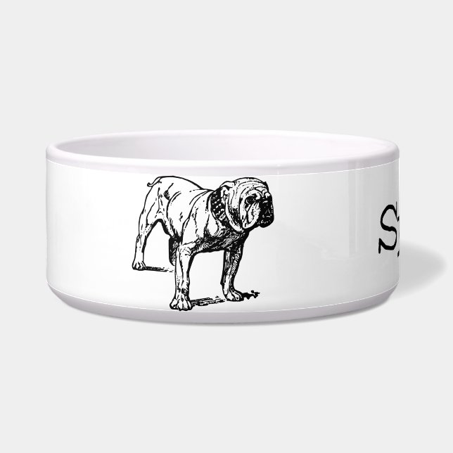 Comedero Perro bulldog (Izquierda)
