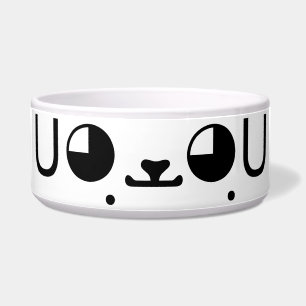 Comedero Perro cachorro kawaii japonés emoticono komoji