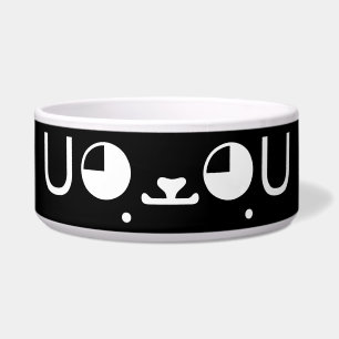 Comedero Perro cachorro kawaii japonés emoticono komoji