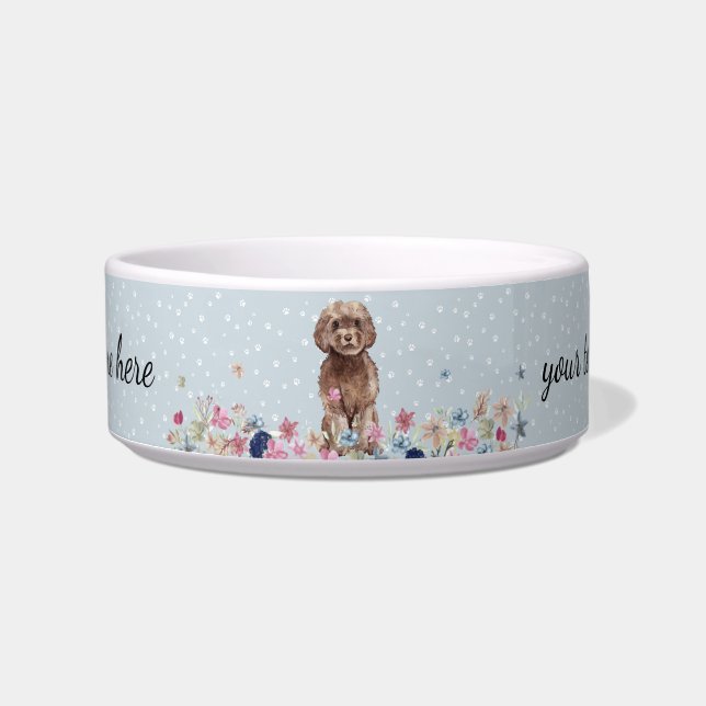 Comedero Perro Cockapoo con patas (Frente)