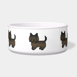 Comedero Perro de dibujos animados adorable Cairn Terrier B