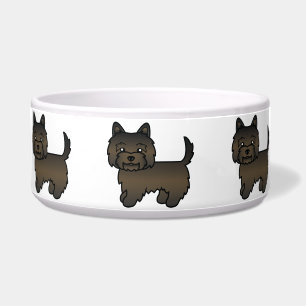 Comedero Perro de dibujos animados Terrier Cairn Brindle Os