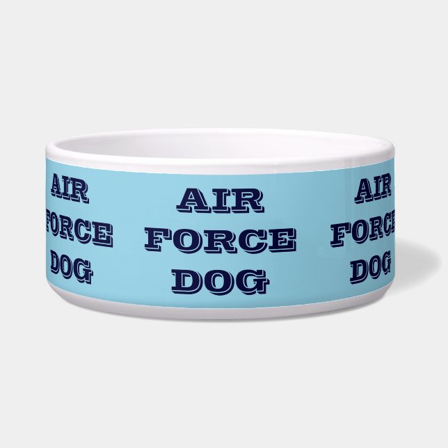 Comedero Perro de la Fuerza Aérea de la Bota (Frente)