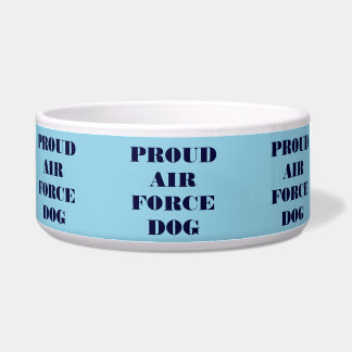Comedero Perro de la Fuerza Aérea Orgulloso de Pet Bowl