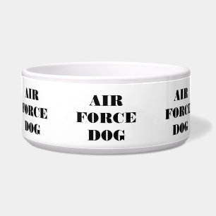 Comedero Perro de la Fuerza Aérea Pet Bowl