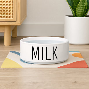 Comedero Perro de leche divertida