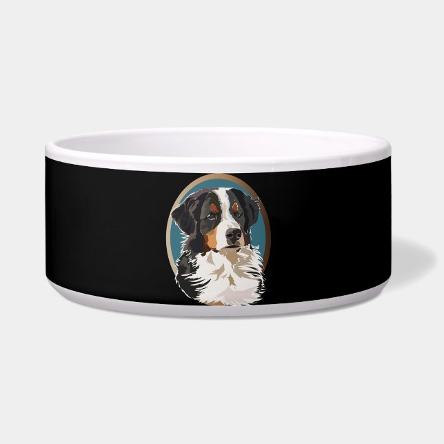 Comedero Perro de montaña de Bernese (Frente)