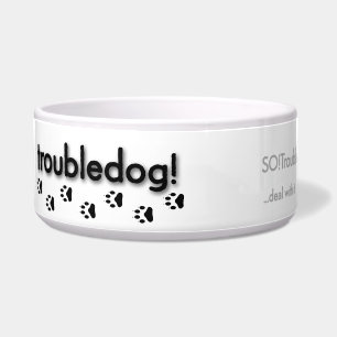 Comedero ¡Perro de problemas!