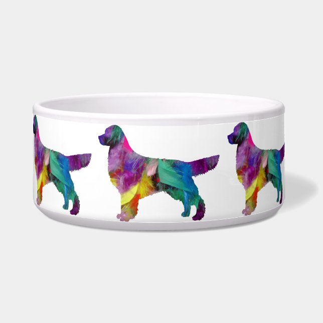 Comedero Perro de raza Retriever Dorado (Frente)