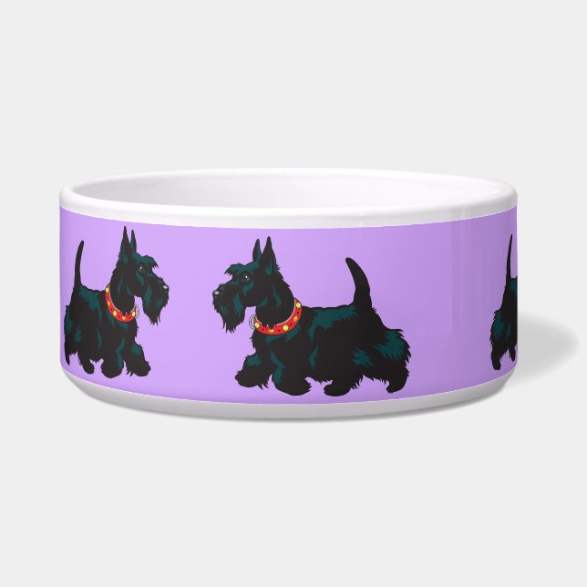 Comedero perro de terror escocés (Izquierda)
