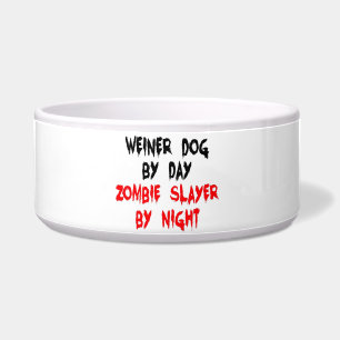 Comedero Perro de Zombie Slayer Weiner