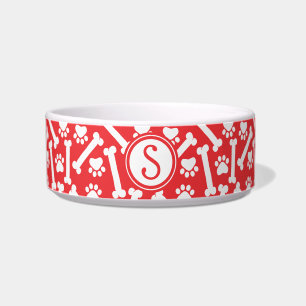 Comedero Perro del navidad de las impresiones y de los