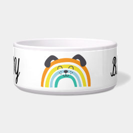 Comedero Perro divertido nombre personalizado