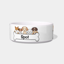 Comedero Perro/gato personalizado con hueso